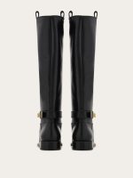 Ferragamo Knee high boot with Hug buckle detail - Image 3